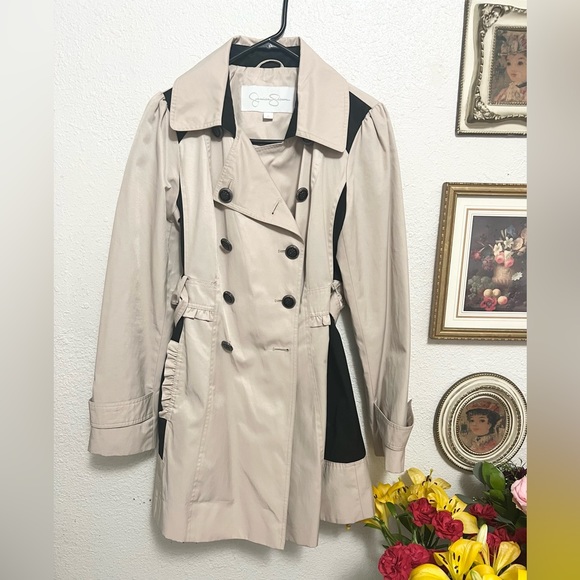 Trendy Jessica Simpson Trench Coat! Perfect for Spring! βοΈπ§₯π·πΌπΈ - Picture 1 of 5